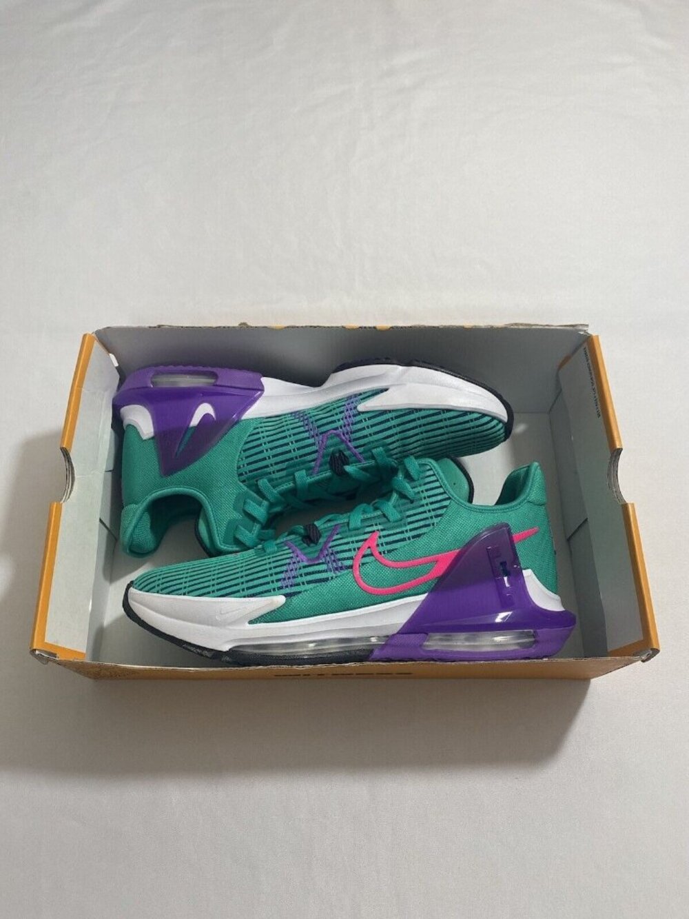 New Mens Size 12 Clear Emerald Nike Lebron Witness VI Basketball Shoe CZ4052 300